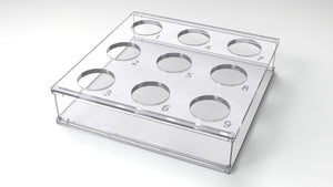 Specimen Container Holder 8.5x8.5, eng.