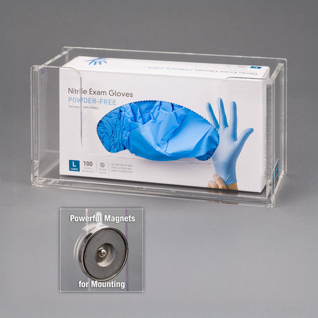 Acrylic Glove Box Holder (Magnets)