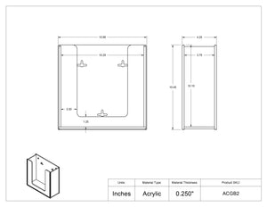 Acrylic Glove Box Holder