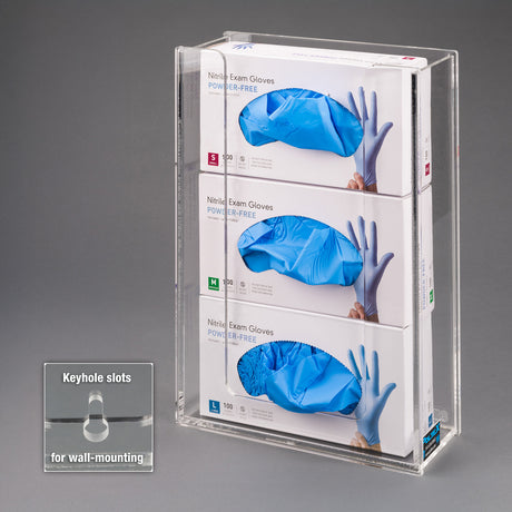 Acrylic Glove Box Holder (Wall Mount)