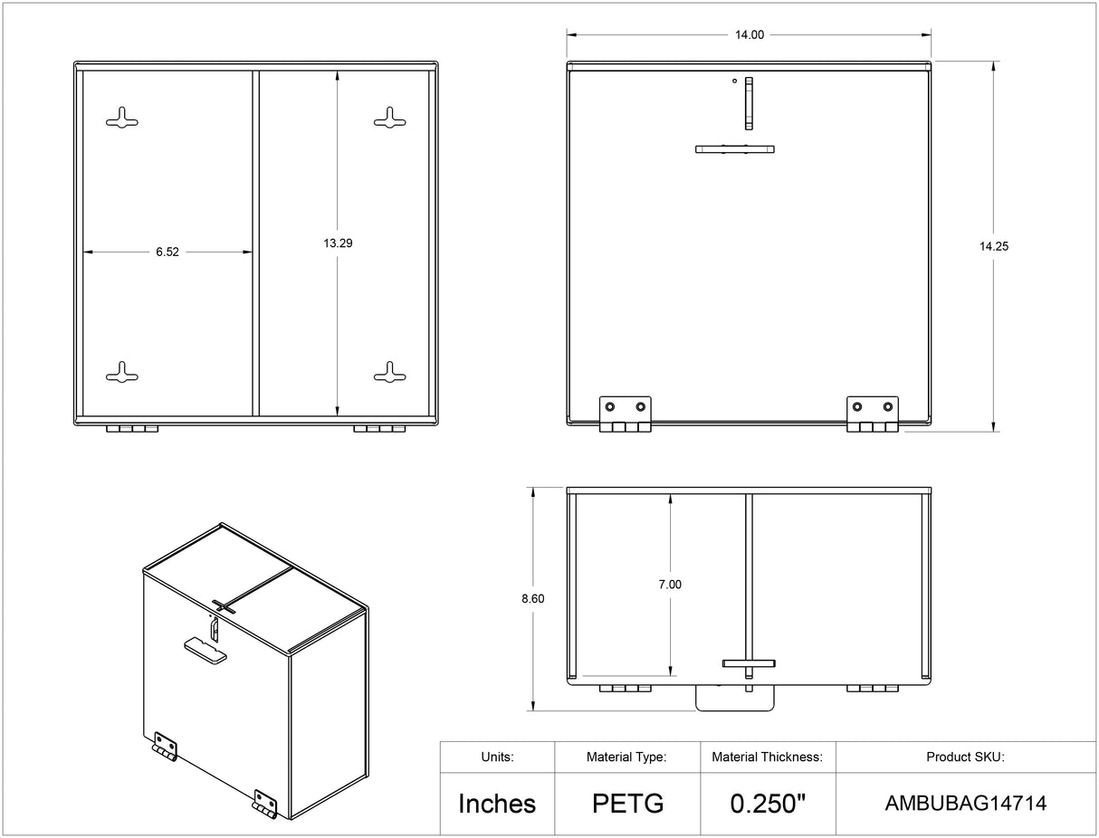 AMBUBAG14714-M, AMBUBAG14714-T, AMBUBAG14714-W