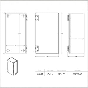 Ambubag Hinged Storage Box