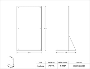 AMOS Benchtop Stand-10x18