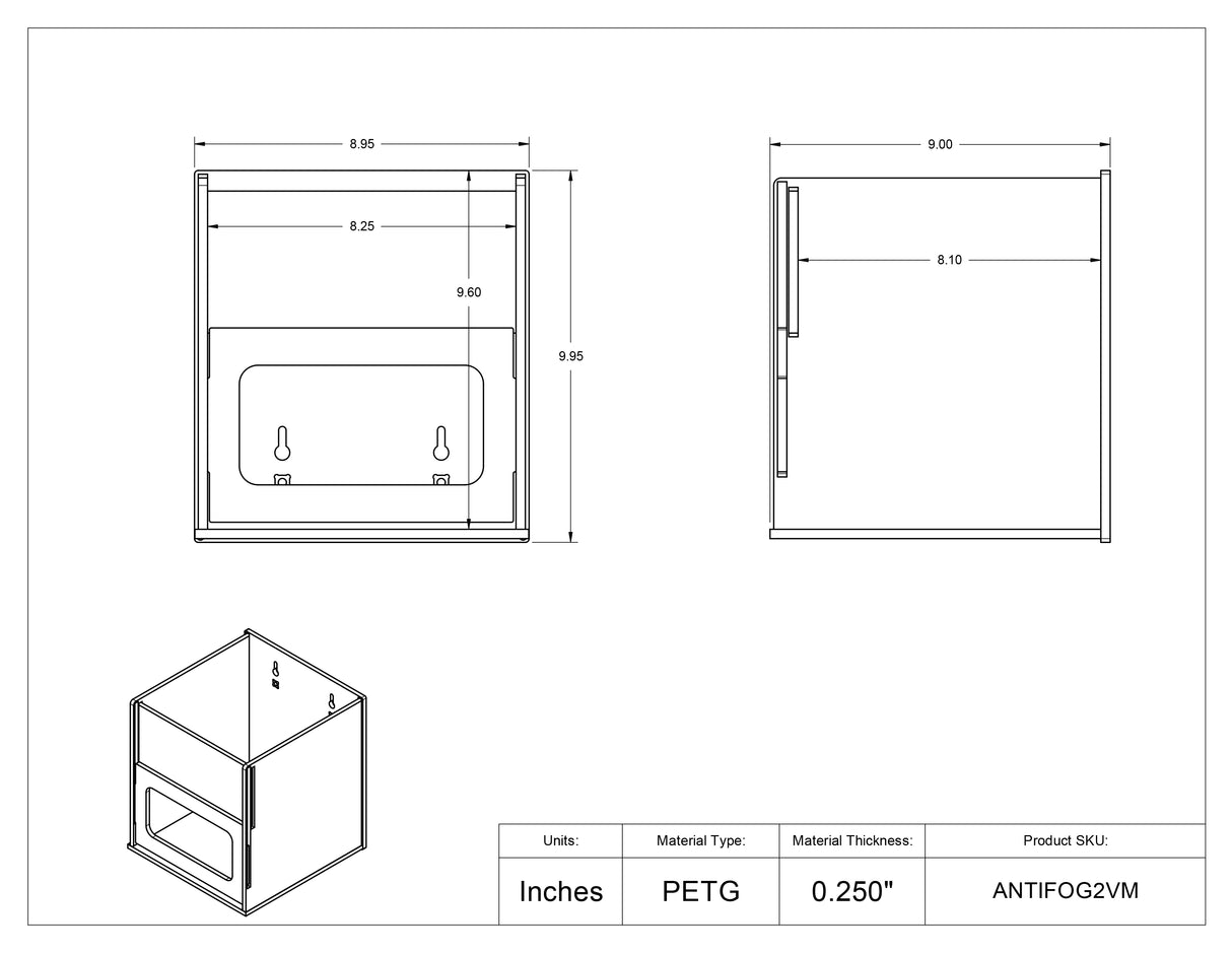 Anti-Fog Mask Holder-2 Visual Management