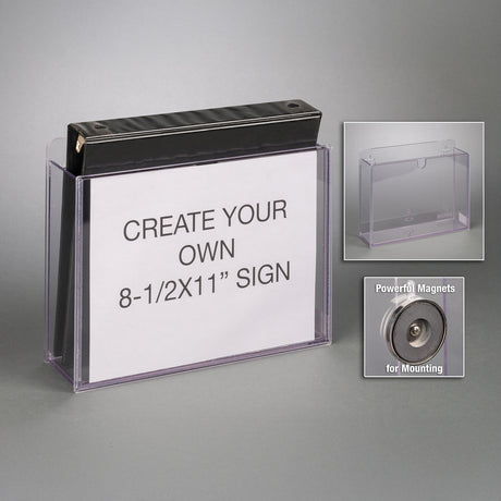 3 Ring Binder Holder with Sign