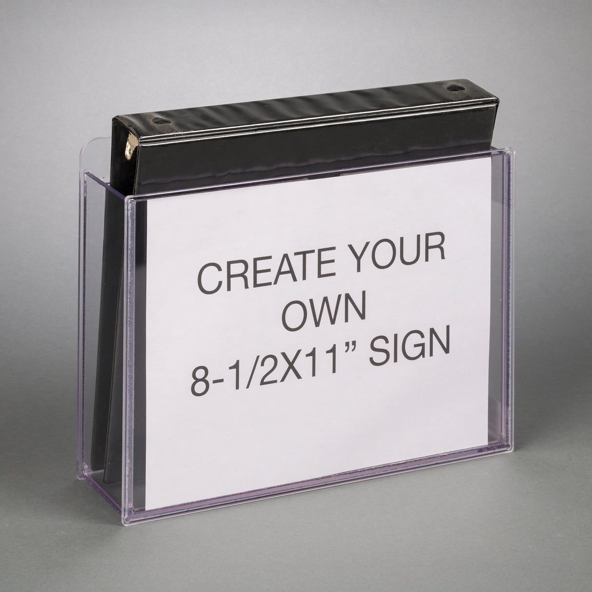 3 Ring Binder Holder with Sign