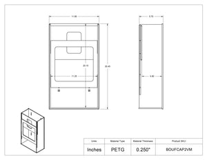 Visual Management Bouffant Cap Holder-2 box