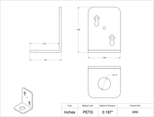 Pipette Controller Bracket