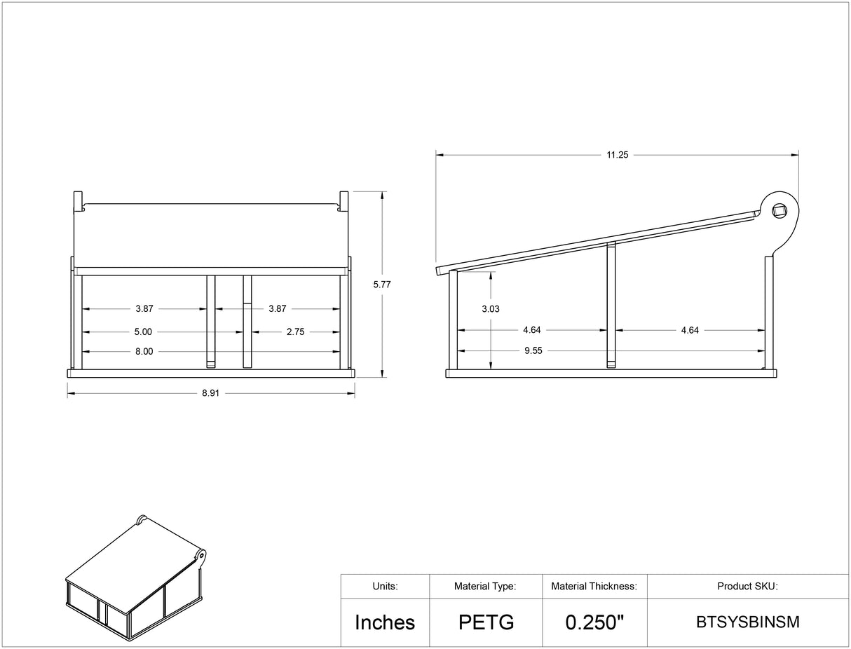 Benchtop Stack System-Bulk Bin