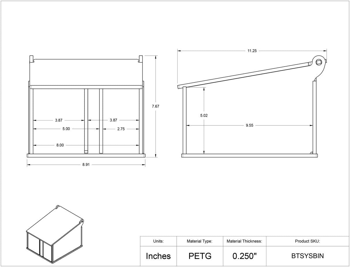 Benchtop Stack System-Bulk Bin