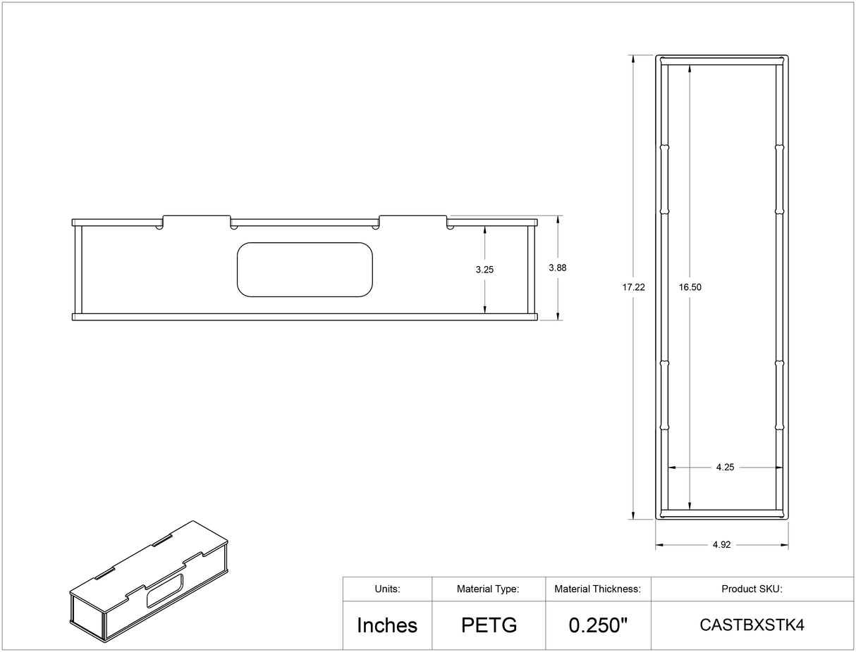Cast Material Stacking Box
