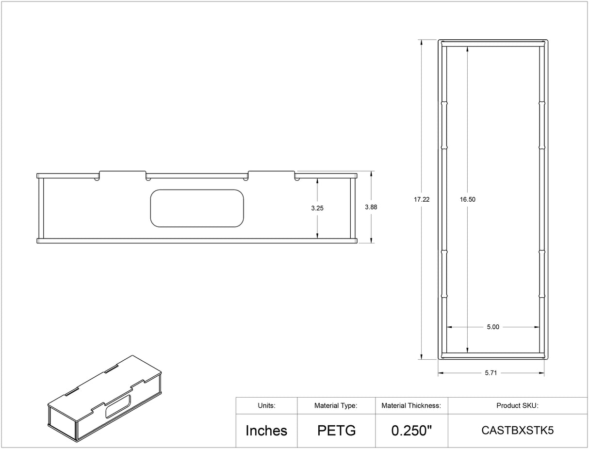 Cast Material Stacking Box