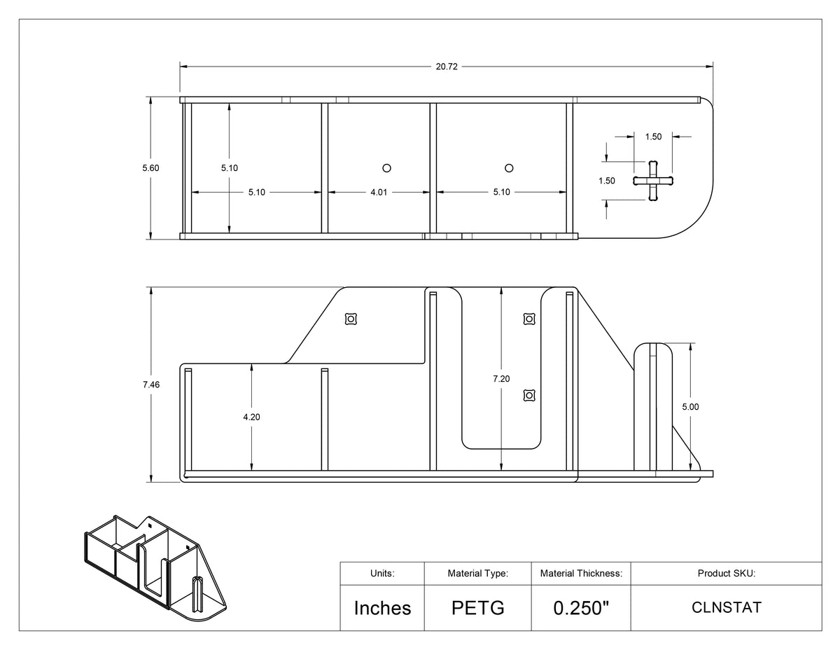 CLNSTAT-SLV-3STL, CLNSTAT-3STL