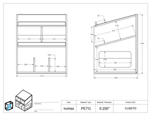 Cubic Box Stand for Clean Room