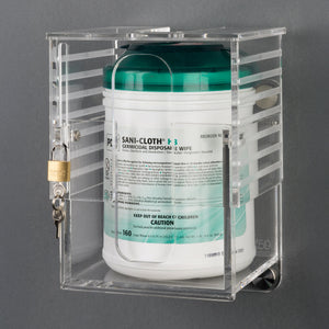 Deco Universal Wipe Cannister Holder-Adjustable, Lockable