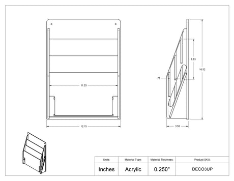 Deco 3up Doc Holder