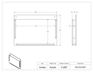Deco Chart Holder