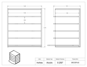 Deco Desk File Holder