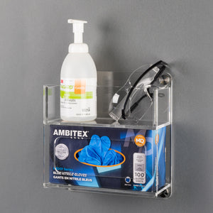 Deco Glove Box Holder with Bin