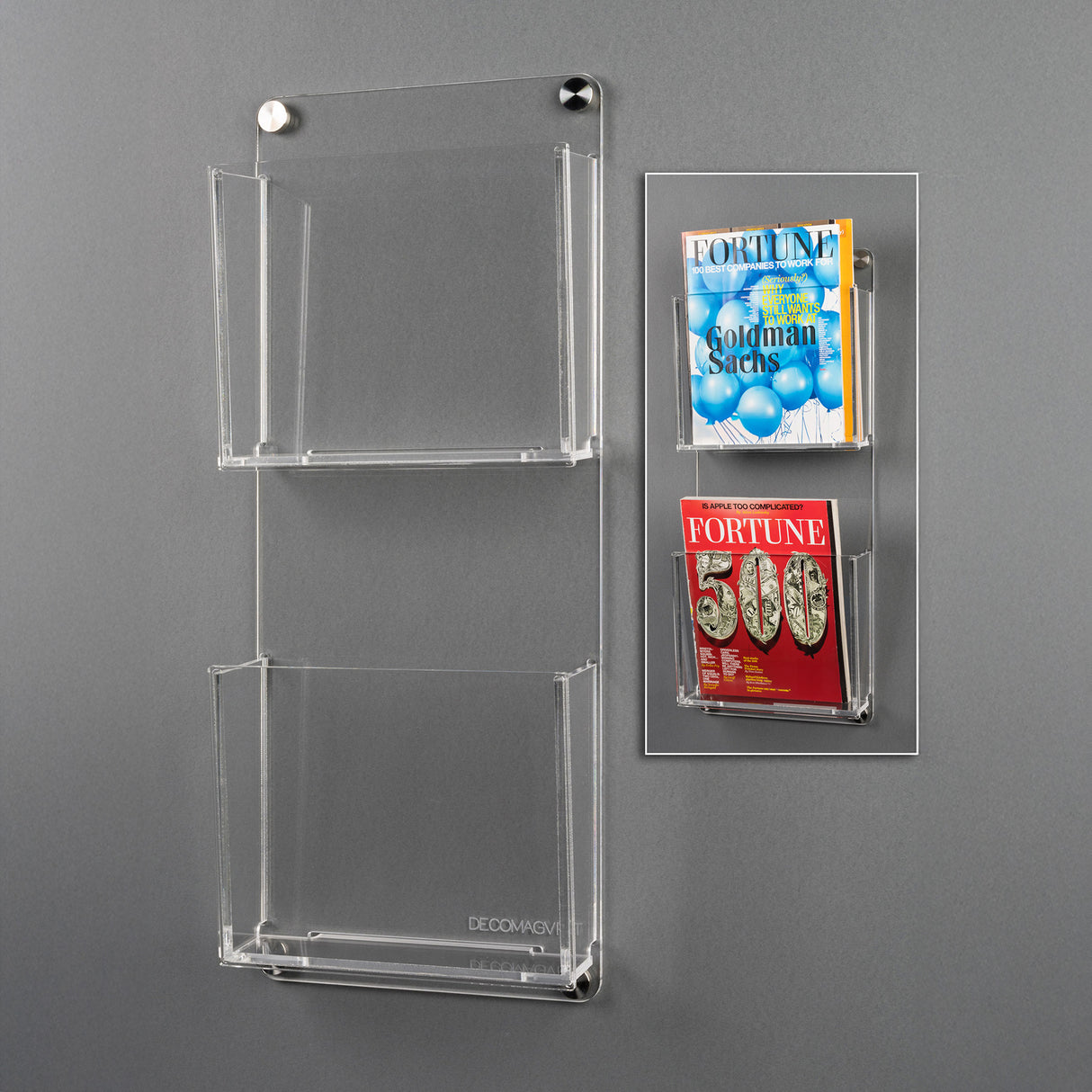 Deco Vertical Magazine Rack