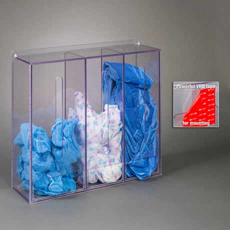 3 Pocket Multi-Dispenser w/Lid
