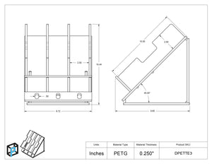 Dispensette Rack-3 Position