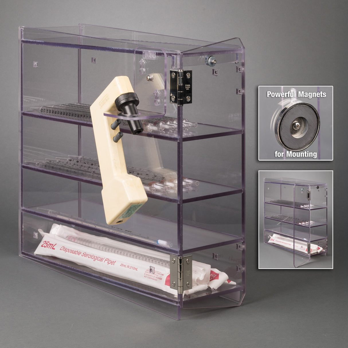 Serological Pipette Holder w/Door