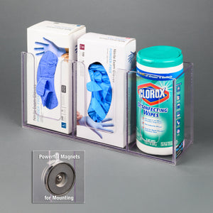 2 Glove Box/Wipe Holder