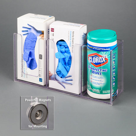 2 Glove Box/Wipe Holder