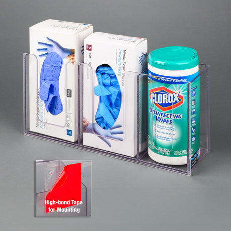 2 Glove Box/Wipe Holder