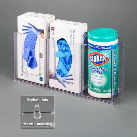 2 Glove Box/Wipe Holder
