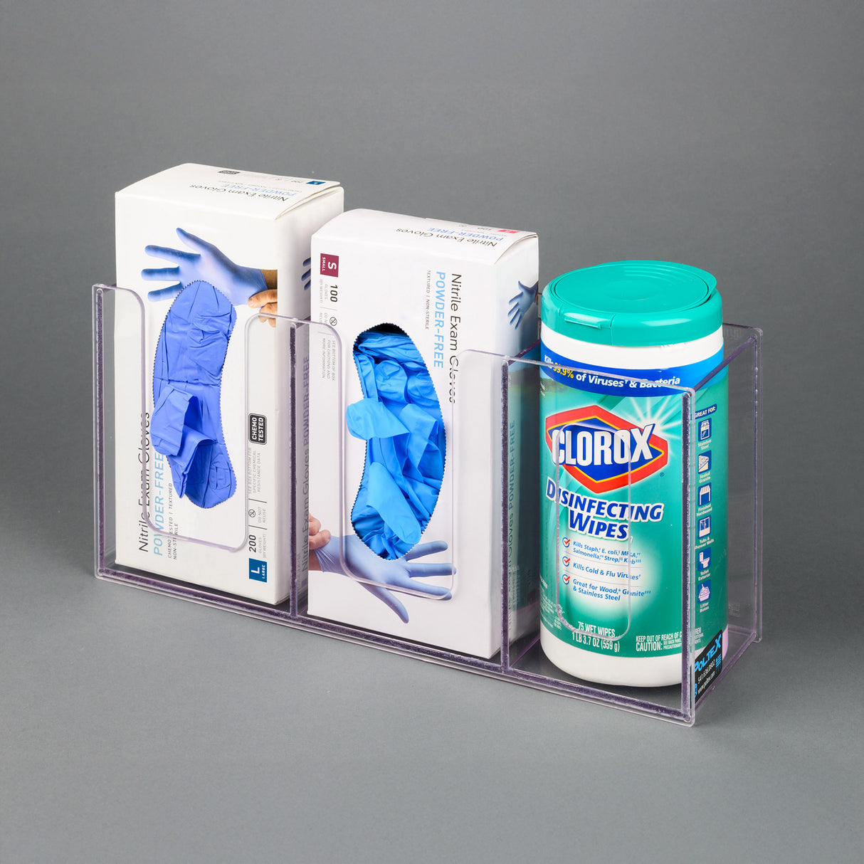 2 Glove Box/Wipe Holder