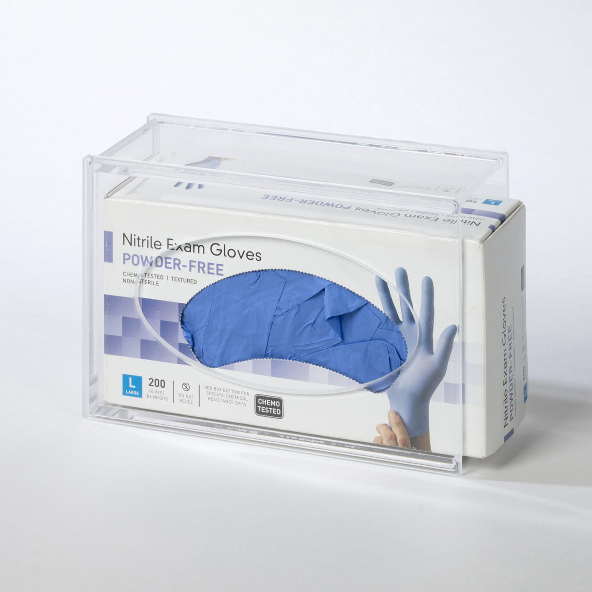 Acrylic Glove Box Holder Wall Mount