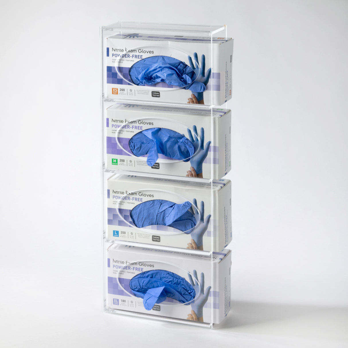 Acrylic Glove Box Holder Wall Mount