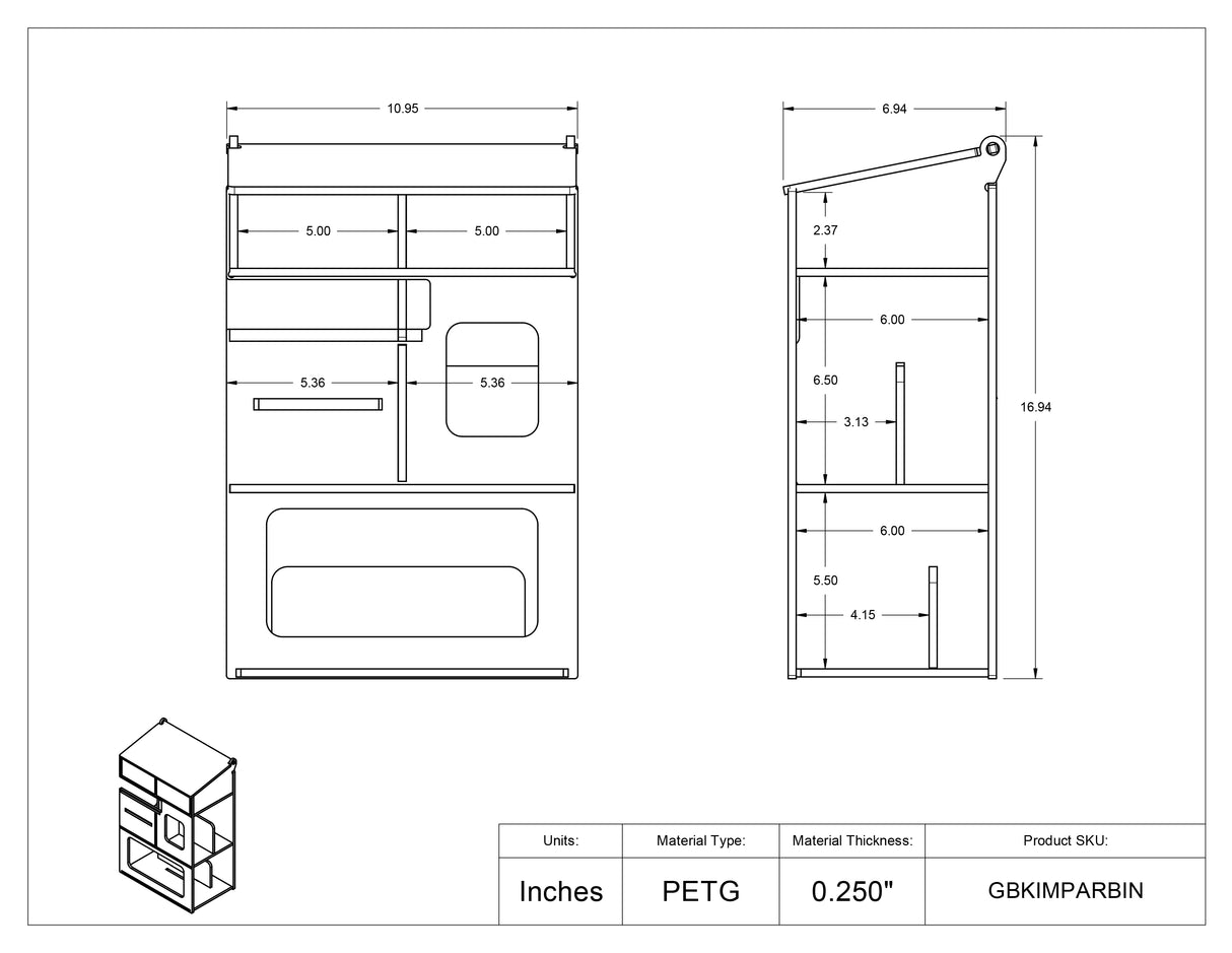Benchtop Deluxe Organizer