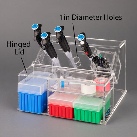 Pipette Stand-Pens, Tips, Storage Bin