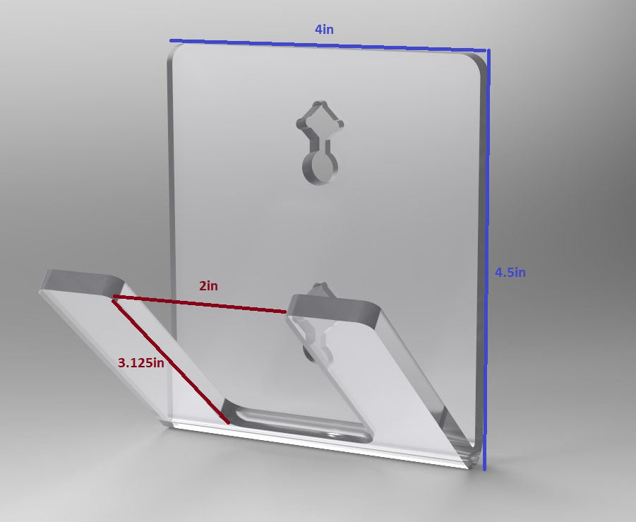 Plastic Scraper w/ metal mounts (#11361)