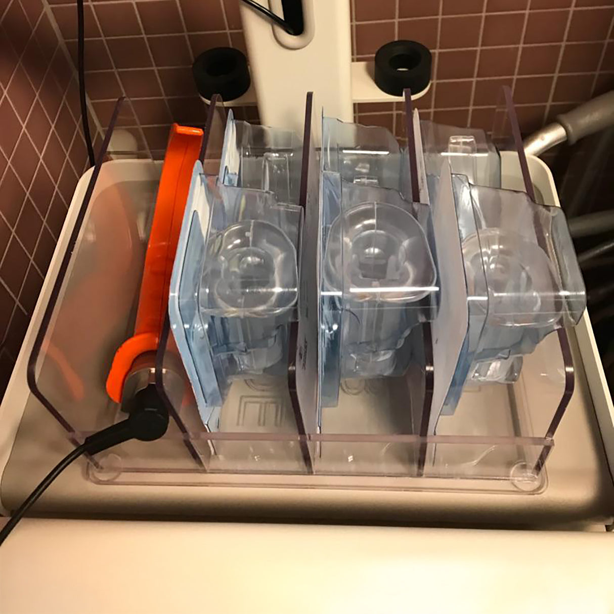 Fiber Optic Laryngoscope Blade Holder
