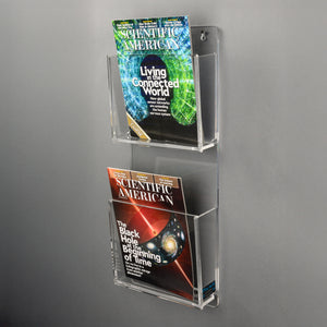 2 Pocket Magazine Rack