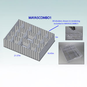 Med Cart 5 inch Tall Comb