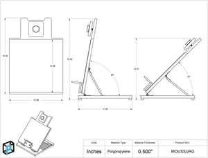 Adjustable Mouse Surgery Fixture