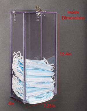 Locking Earloop Mask Dispenser