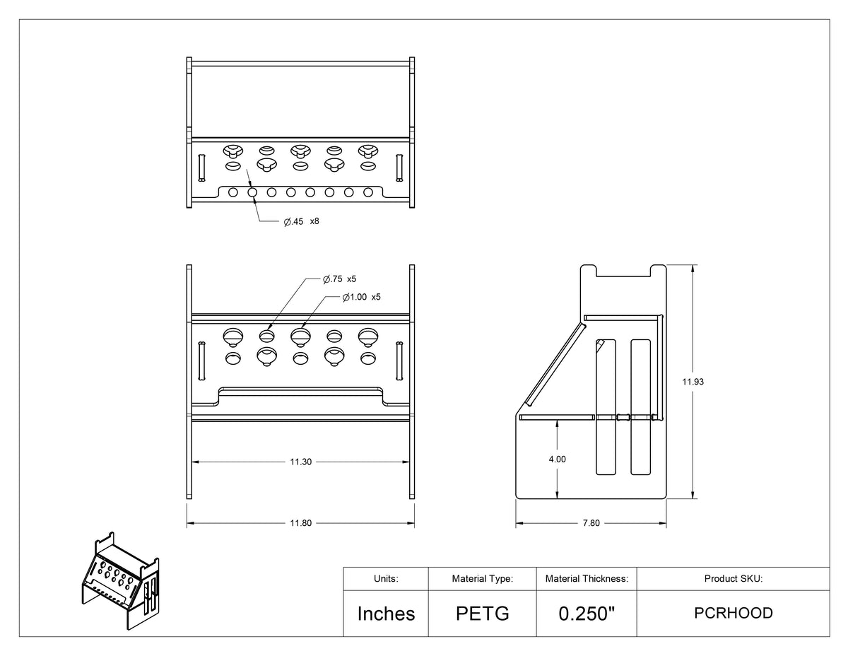 PCR Hood Organizer