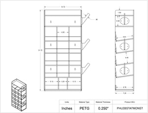 Phlebotomy Supply Organizer Station