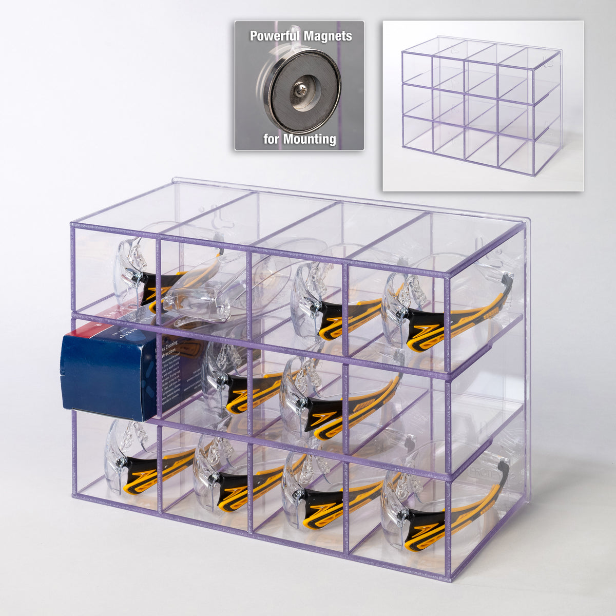 Protective Eyewear Holder - 12 Position