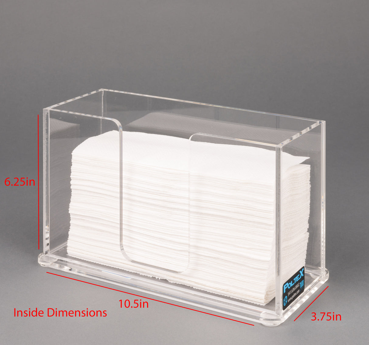 Open Top Paper Towel Dispenser Acrylic