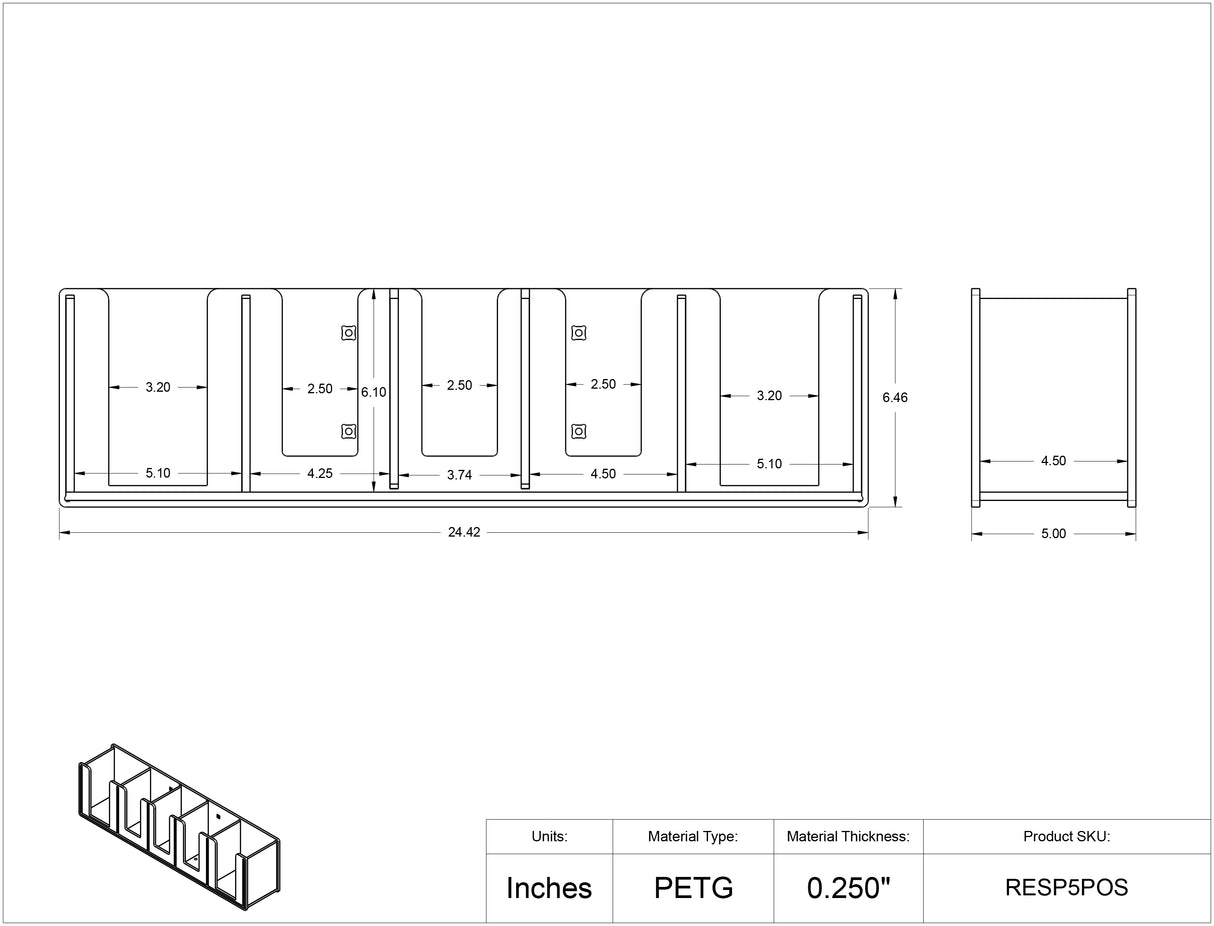 4 or 5 Position Respiratory Hygiene Station
