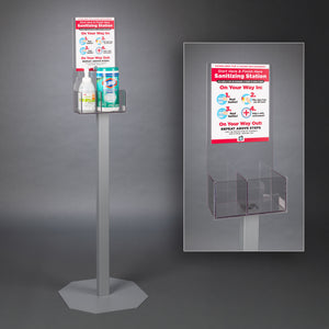 Start Here Finish Here Station - Hand Sanitizer/Wipes
