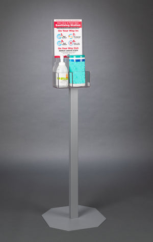 Start Here Finish Here Station - Hand Sanitizer/Wipes