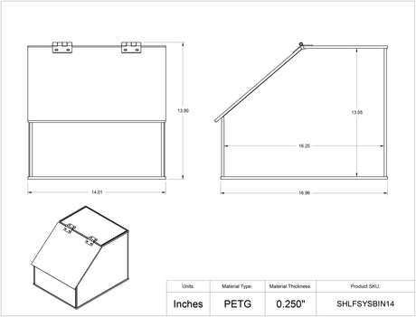 Shelf System - 14 in. x 17 in. x 14 in.